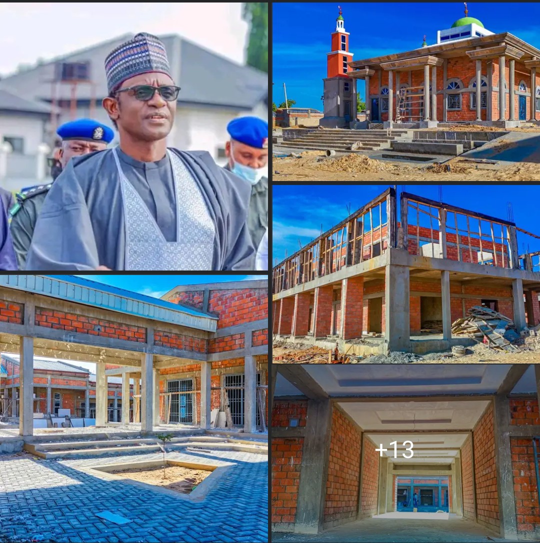 Yobe Governor, Mala Buni, takes construction of the 8th modern market to Geidam town